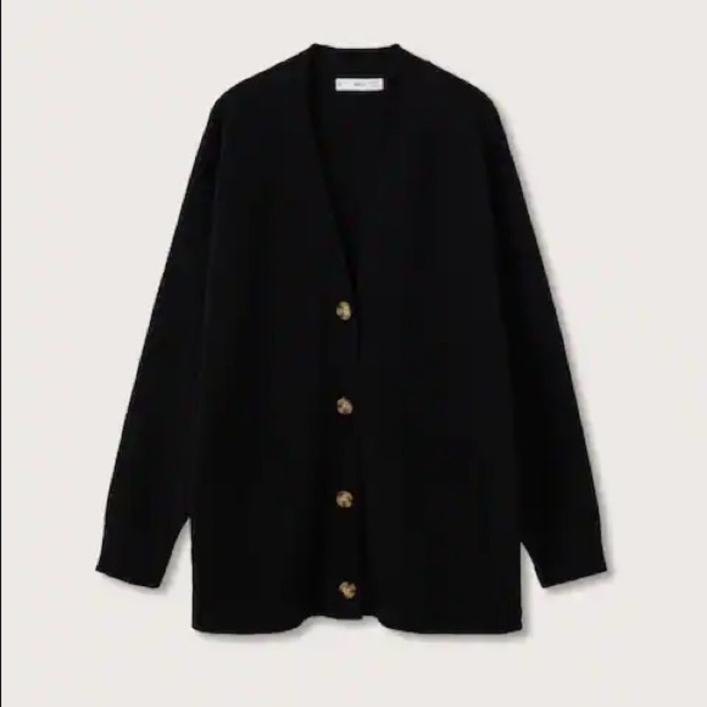 mango oversized cardigan